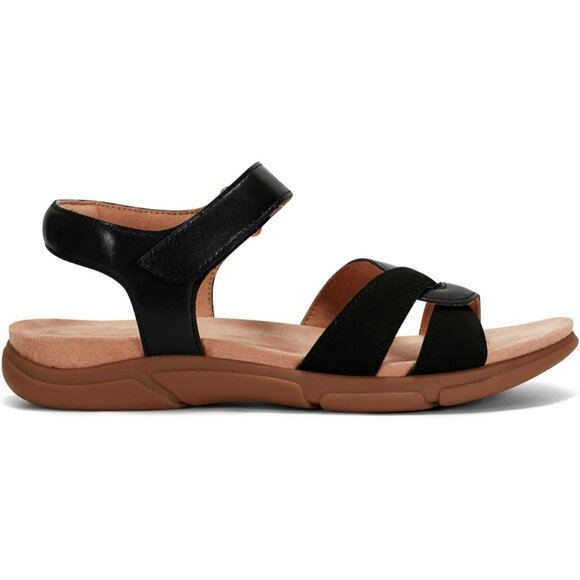 Easy Spirit Women's Marian Strappy Flat Sandals - Picture 4 of 5